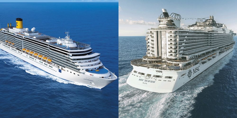 costa vs msc cruise reviews